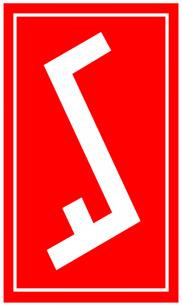 Rodło – znak Polaków w Niemczech. Źródło: Wikimedia Commons