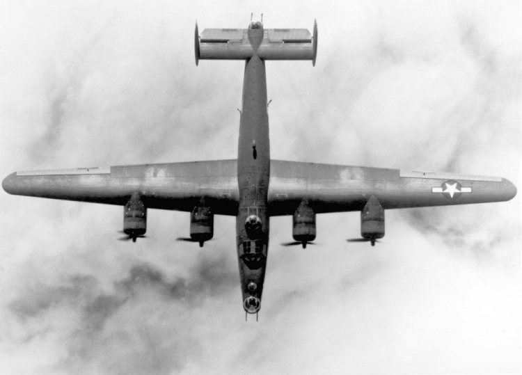 Bombowiec Consolidated B-24 Liberator. Fot. U.S. Air Force. Źródło: Wikimedia Commons