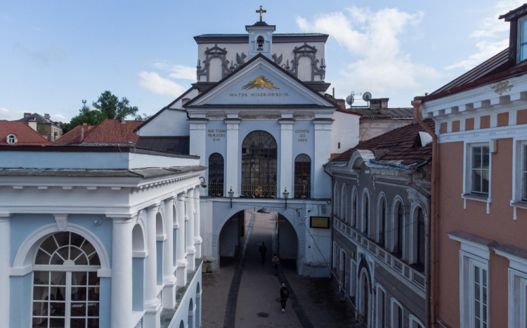 Kaplica Ostrobramska pw. Najświętszej Maryi Panny Matki Miłosierdzia w Wilnie. Fot. PAP/V. Doveiko