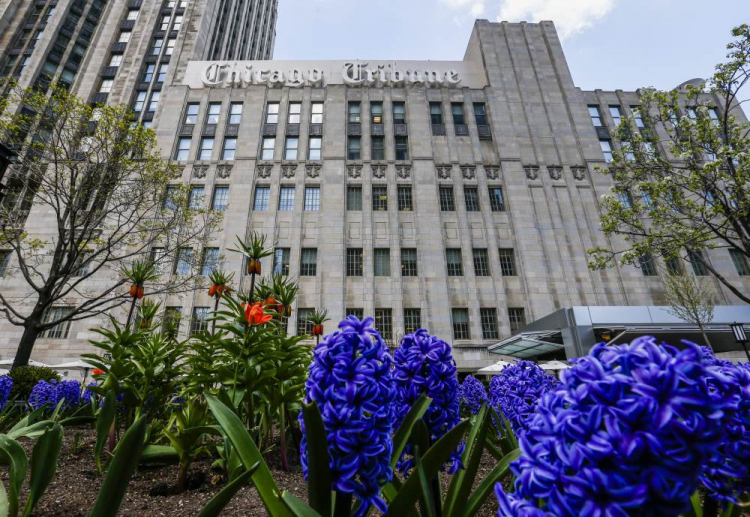 Tribune Tower, siedziba „Chicago Tribune”. Fot. PAP/EPA