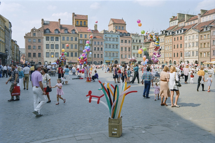 Zdj. Sylwestra Brauna: Rynek Starego Miasta. Źródło: Muzeum Warszawy