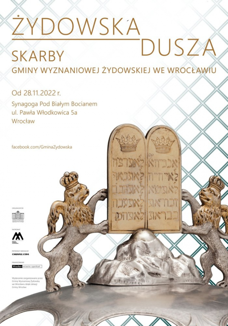 Wystawa „Żydowska Dusza. Skarby Gminy Wyznaniowej Żydowskiej we Wrocławiu”