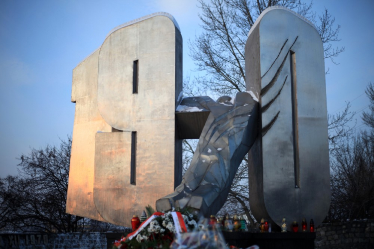 Pomnik Ofiar Grudnia 1970 w Gdyni. Fot. PAP/R. Jocher