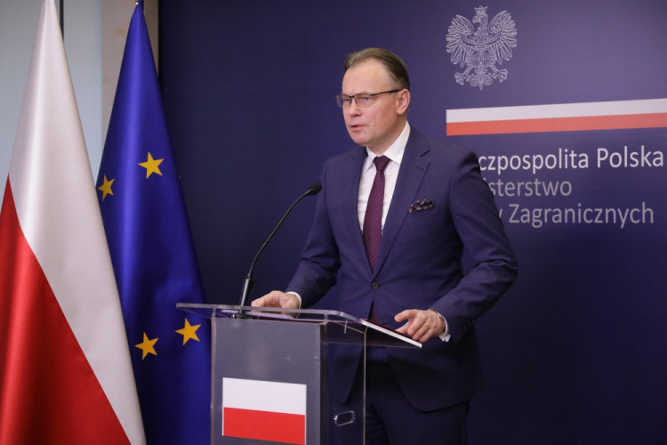 Sekretarz stanu w Ministerstwie Spraw Zagranicznych Arkadiusz Mularczyk. Fot. PAP/A. Zawada