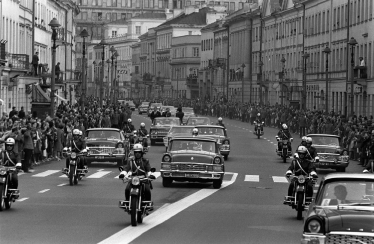 Wizyta prezydenta Stanów Zjednoczonych Richarda Nixona w Polsce. Warszawa, 31.05.1972. Fot. PAP/CAF/Archiwum