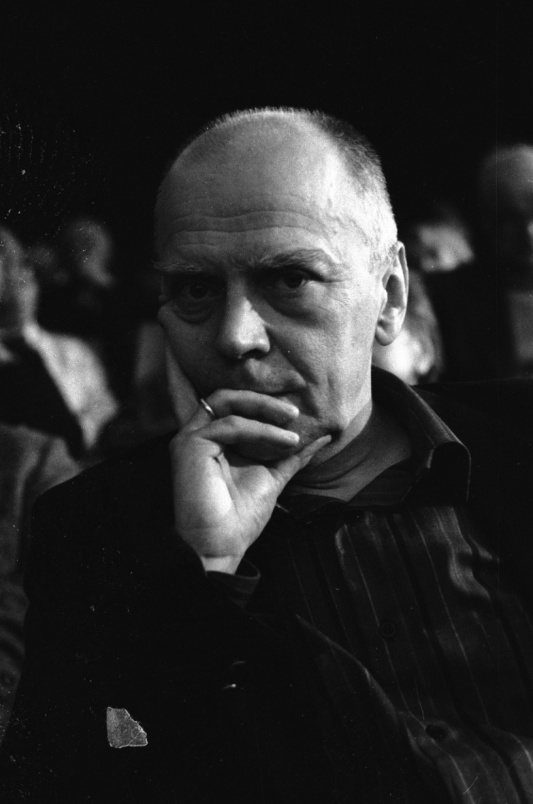 Jarosław Marek Rymkiewicz, 1990 r. Fot. PAP/J. Mazur