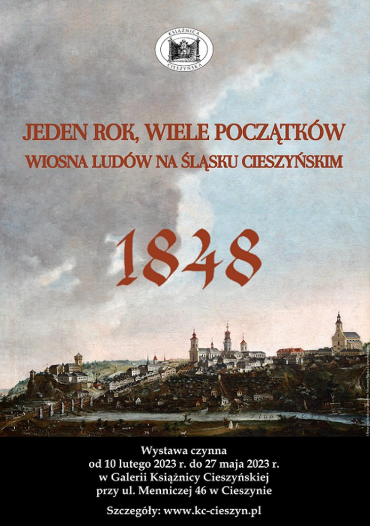 Wystawa „Jeden rok, wiele początków. Wiosna Ludów na Śląsku Cieszyńskim” w Książnicy Cieszyńskiej