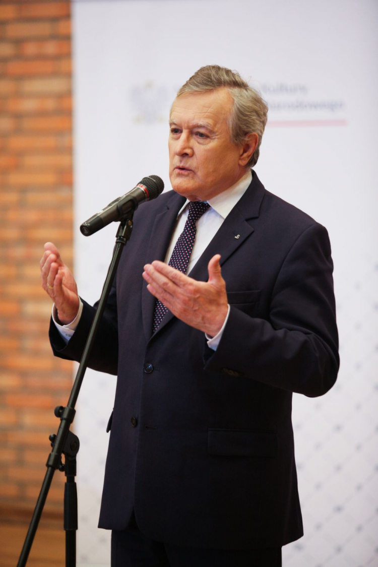Wicepremier, minister kultury i dziedzictwa narodowego Piotr Gliński. Fot. PAP/L. Muszyński