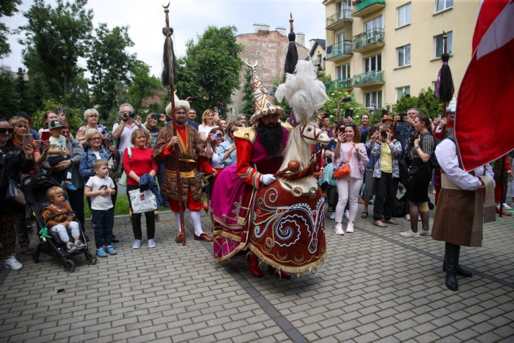 Uroczyste rozpoczęcie Pochodu Lajkonika. Kraków, 15.06.2023. Fot. PAP/Ł. Gągulski