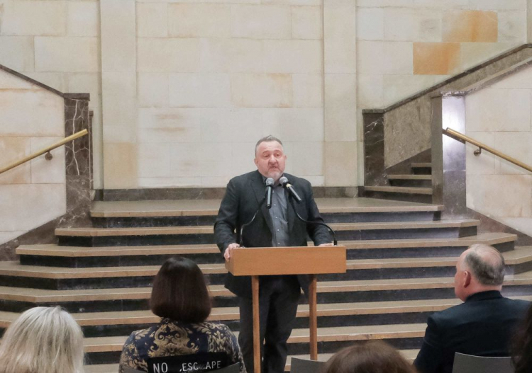 Dyrektor stołecznego Muzeum Narodowego Łukasz Gaweł. Fot. PAP/M. Marek