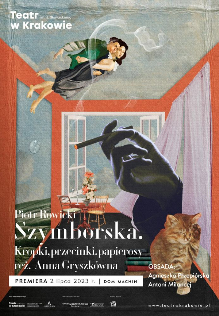 Spektakl „Szymborska. Kropki, przecinki, papierosy”