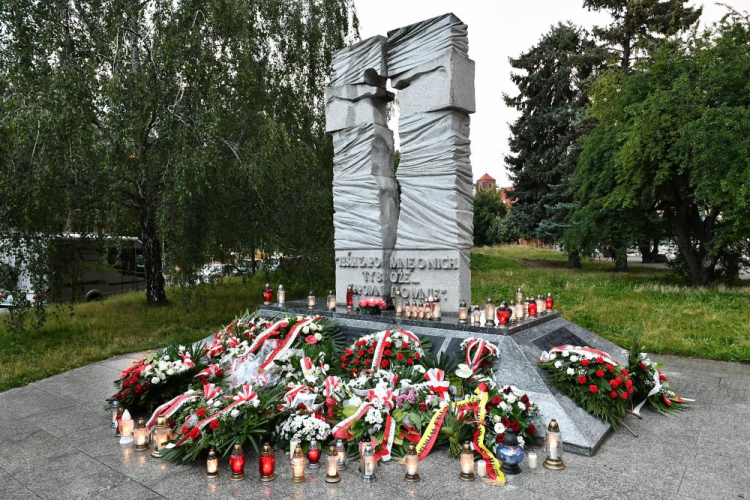 Pomnik Ofiar UPA we Wrocławiu. Fot. PAP/M. Kulczyński