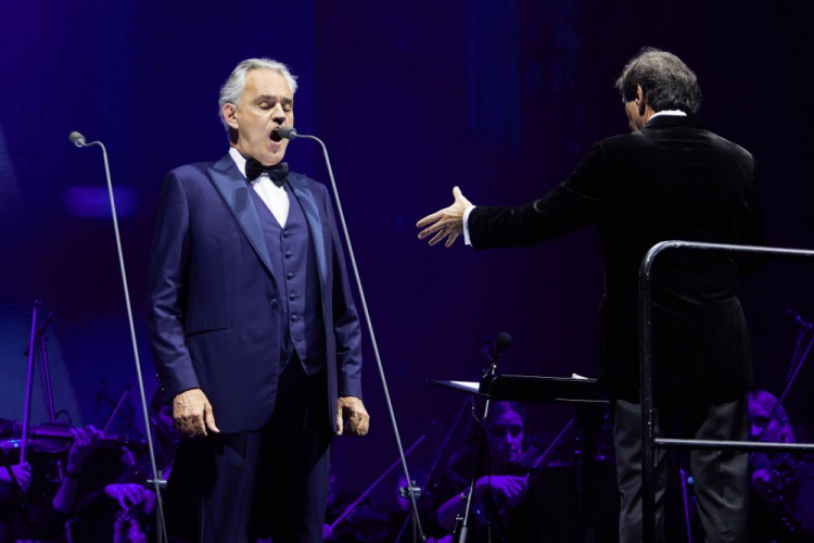 Włoski tenor Andrea Bocelli. Fot. PAP/J/ Dzban