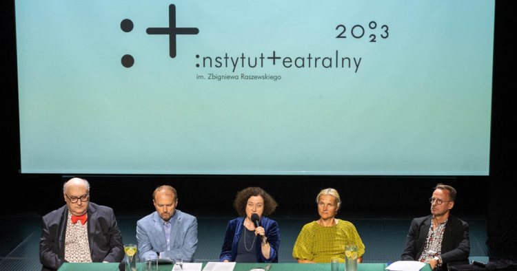 Konferencja prasowa dot. 20-lecia Instytutu Teatralnego im. Zbigniewa Raszewskiego. Źródło: www.instytut-teatralny.pl