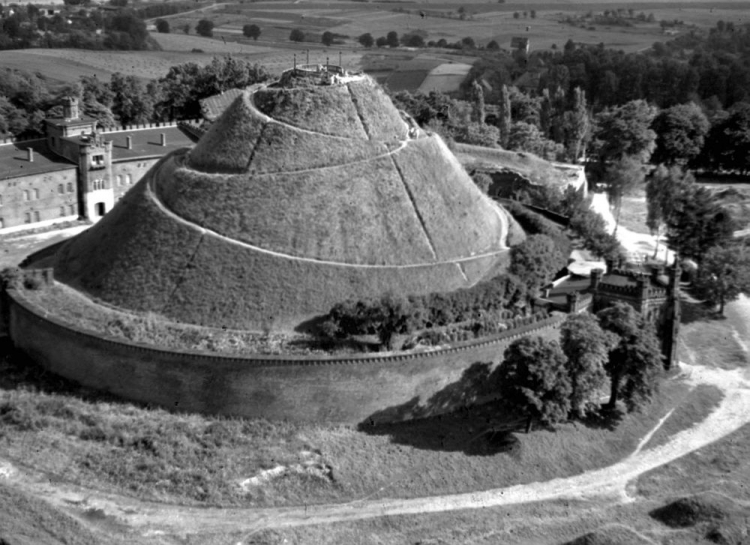 Kopiec Kościuszki, 1952 r. Fot. PAP-CAF