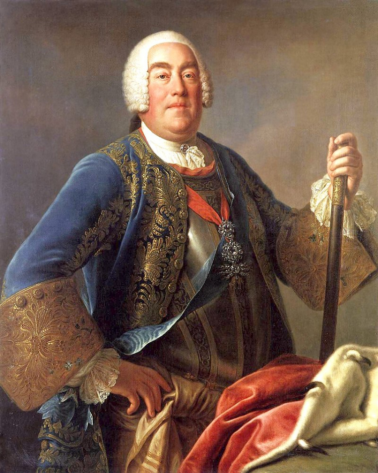 Pietro Rotari, Portret Augusta III z 1755 roku. Źródło: Wikimedia Commons