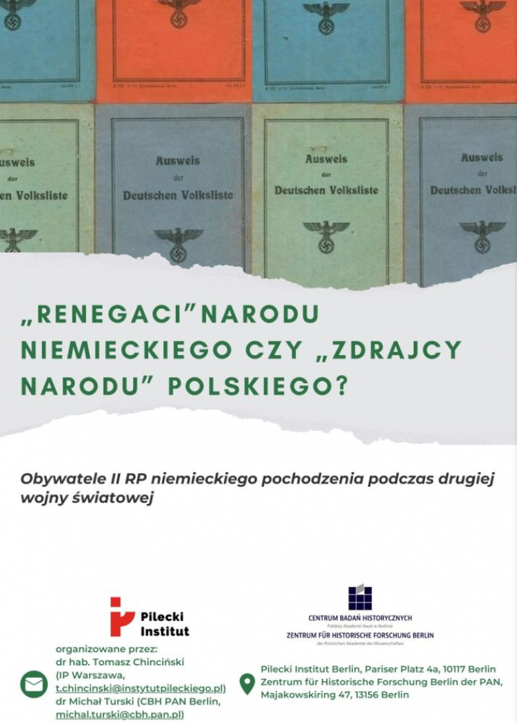 Konferencja „Renegaci” narodu niemieckiego czy „zdrajcy narodu” polskiego?