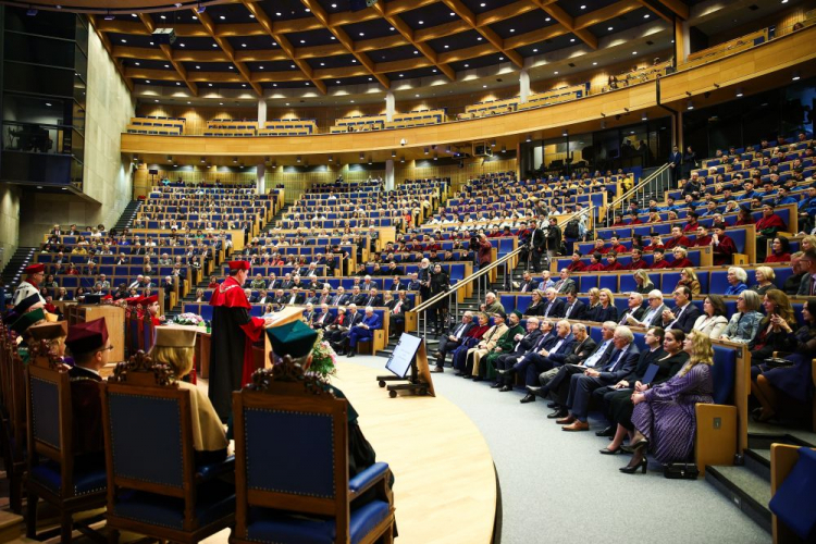 Inauguracja nowego roku akademickiego na Uniwersytecie Jagiellońskim. Kraków, 01.10.2023. Fot. PAP/Ł. Gągulski