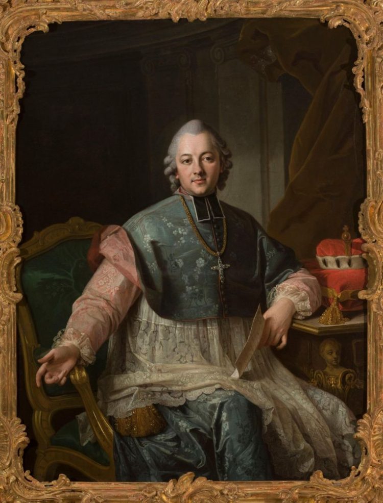 Portret Ignacego Krasickiego pędzla Per Kraffta (starszego) z ok. 1767 r. Źródło: Wikimedia Commons