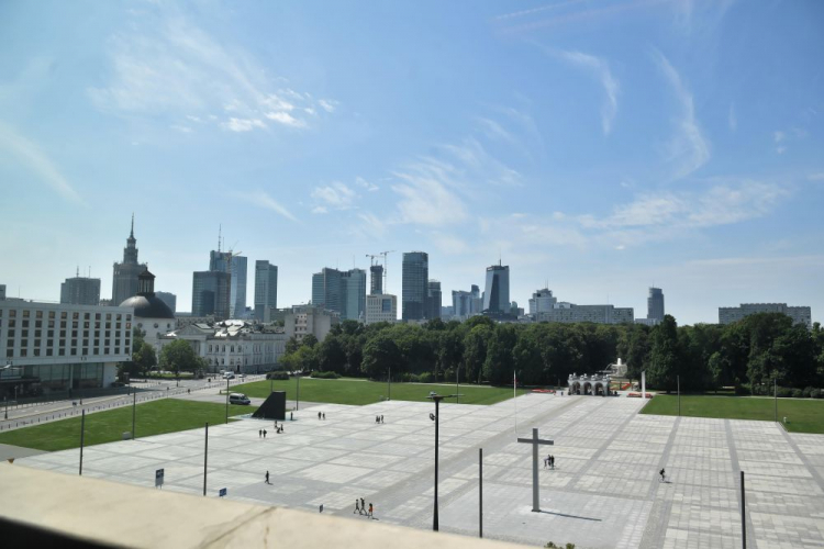 Plac Piłsudskiego w Warszawie. Fot. PAP/R. Pietruszka