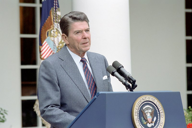 Ronald Reagan. Fot. www.en.wikipedia.org