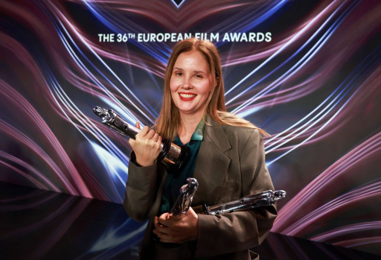 Justine Triet z Europejską Nagrodę Filmową. Fot. PAP/EPA
