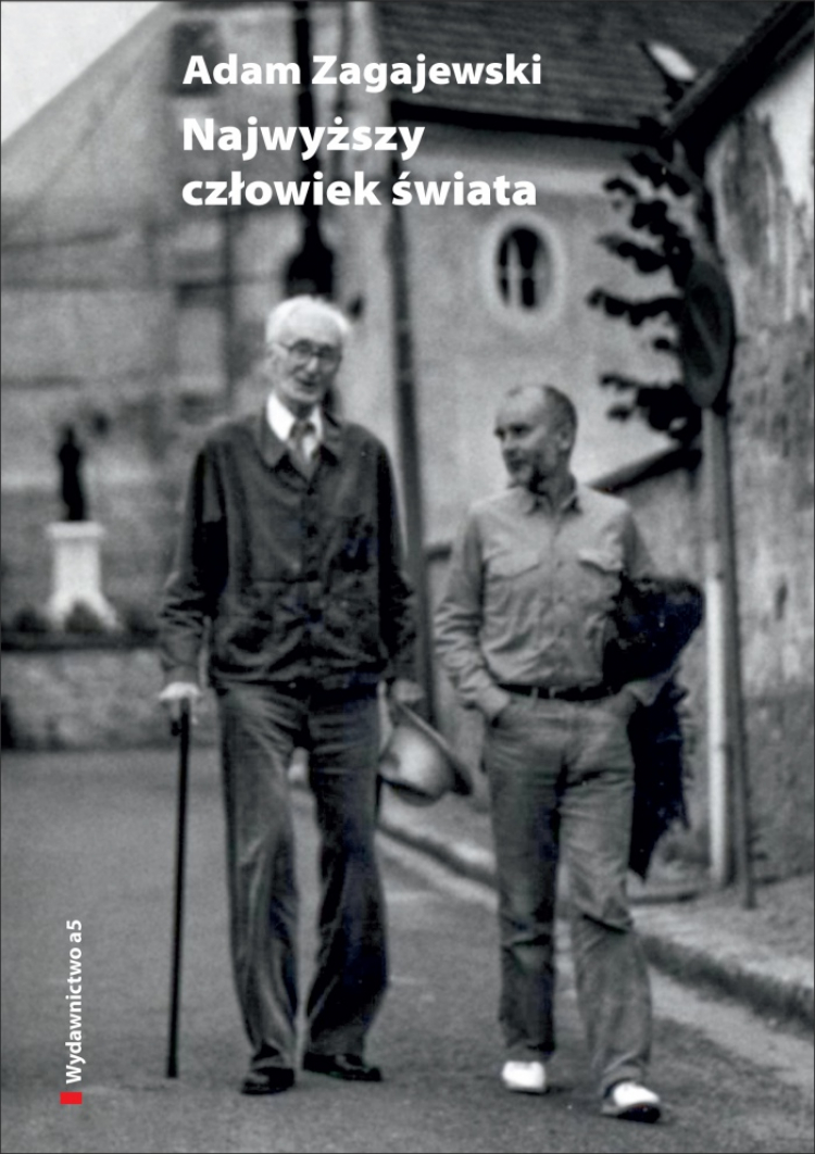 Okładka książki „Najwyższy człowiek świata”. Źródło: Wydawnictwo a5