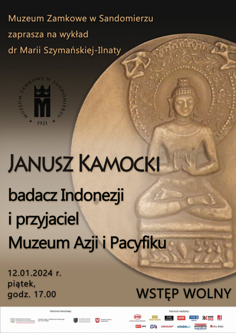 Wykład „Janusz Kamocki – badacz Indonezji i przyjaciel Muzeum Azji i Pacyfiku”. Źródło: Muzeum Zamkowe w Sandomierzu