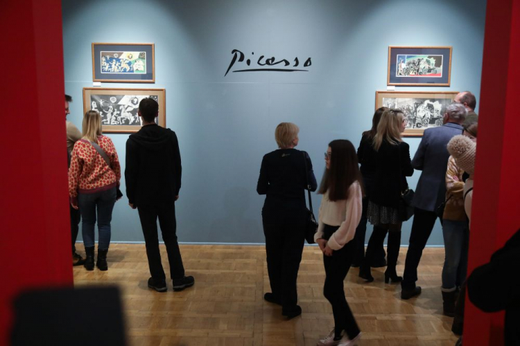 Wystawa "Picasso" w Muzeum Podlaskim. Fot. PAP/A. Reszko