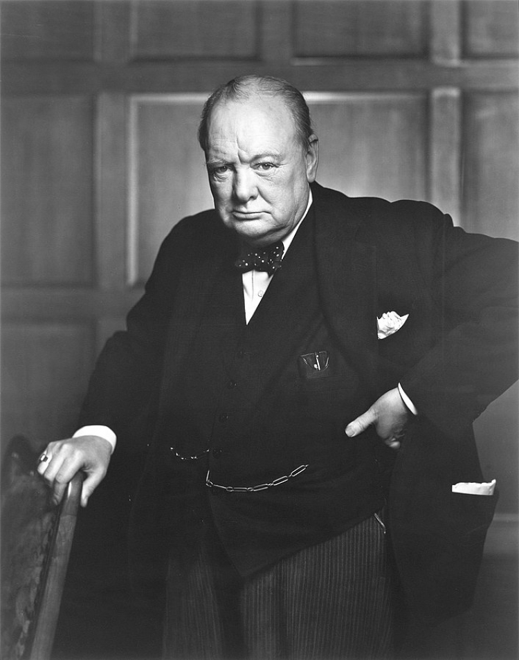 Premier Wielkiej Brytanii Winston Churchill/Źródło:en.wikipedia 