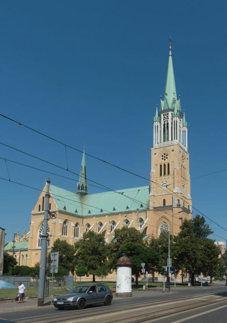 Bazylika Archikatedralna św. Stanisława Kostki w Łodzi. Fot. PAP/G. Michałowski