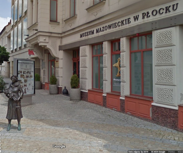 Muzeum Mazowieckie w Płocku. Źródło: Google Maps – Street View