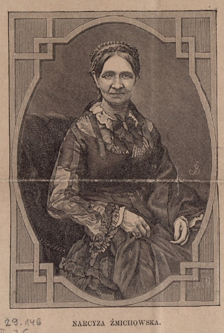 Portret Narcyzy Żmichowskiej. Źródło: Polona
