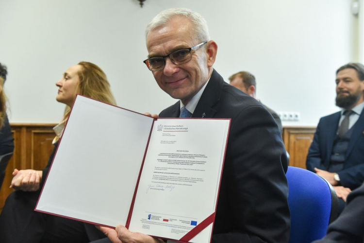 Warszawa, 06.03.2024. Dyrektor Muzeum Narodowego w Poznaniu Tomasz Łęcki. Fot. PAP/P. Nowak