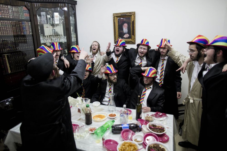 Obchody święta Purim. Fot. PAP/EPA