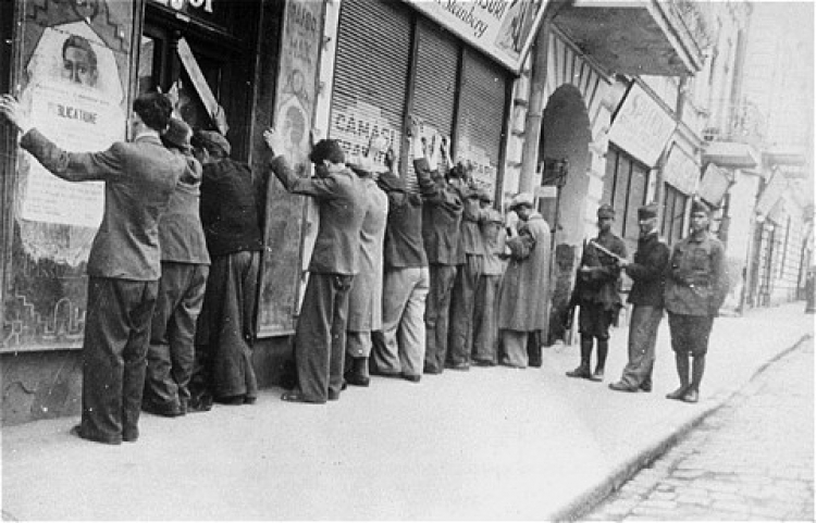 Pogrom w Jassach w 1941 r. Fot. Wikipedia.