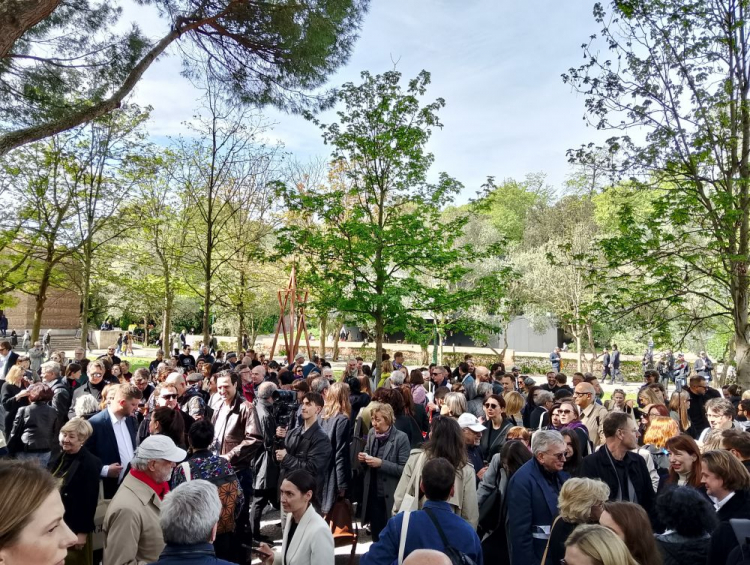 Uroczyste otwarcie polskiego pawilonu na 60. Biennale Sztuki w Wenecji. Fot. PAP/S. Wysocka