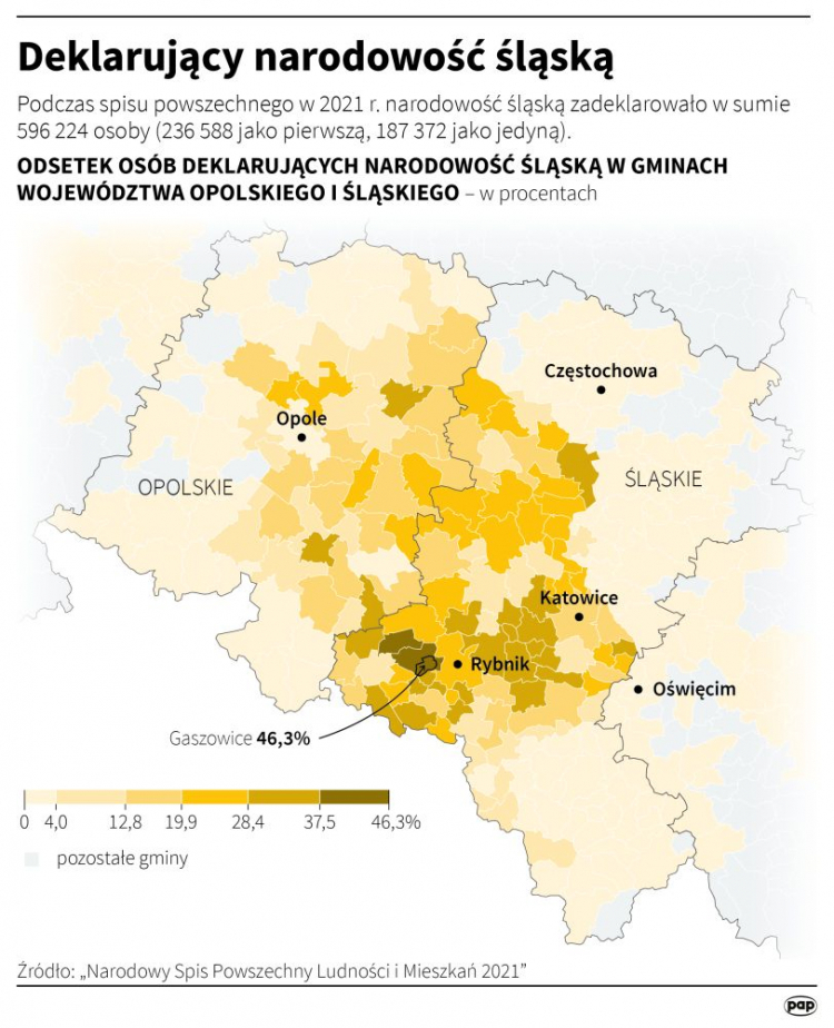 Deklarujący narodowość śląską