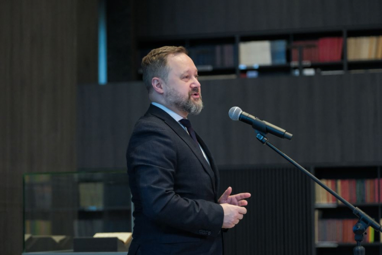 Dyrektor Biblioteki Narodowej Tomasz Makowski. Fot. PAP/M. Marek