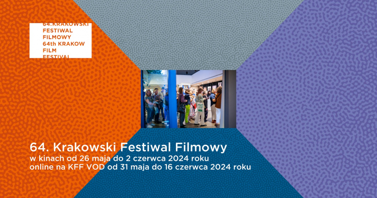 Plakat 64. Krakowskiego Festiwalu Filmowego. Źródło: materiały organizatora.
