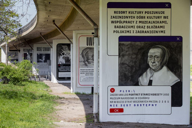 Murale na filarach Węzła Pokoju w Gdyni. Fot. Traffic Design/MKiDN