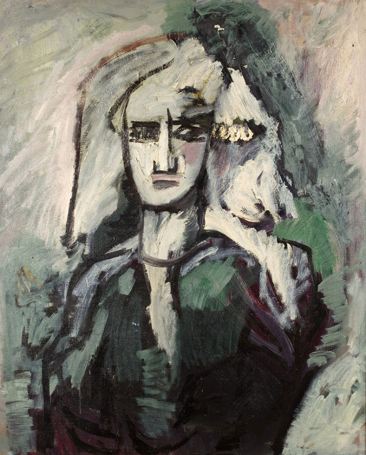  Marek Oberländer, Portret Kici, 1965. Fot. portal wrocławskiego Muzeum Narodowego. 