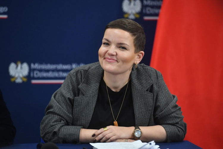 Wiceminister kultury i dziedzictwa narodowego Marta Cienkowska. Fot. PAP/P. Nowak
