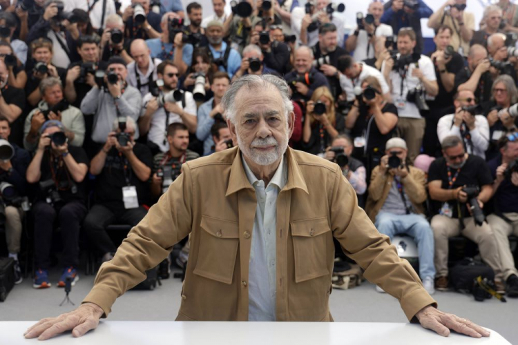 Francis Ford Coppola na festiwalu w Cannes. Fot. PAP/EPA