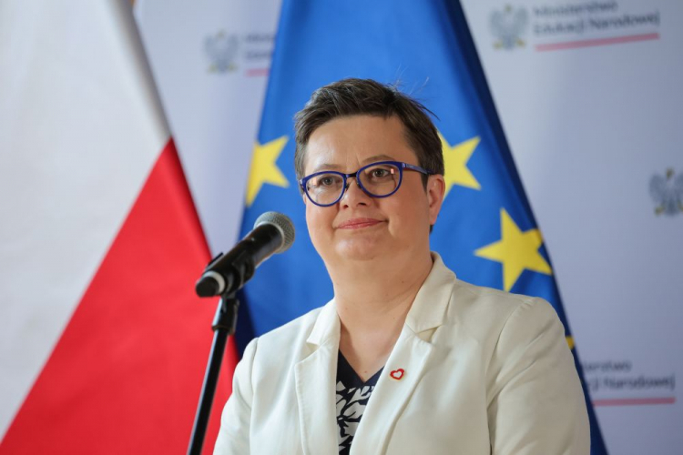 Sekretarz stanu w Ministerstwie Edukacji Narodowej Katarzyna Lubnauer. Fot. PAP/S. Pulcyn