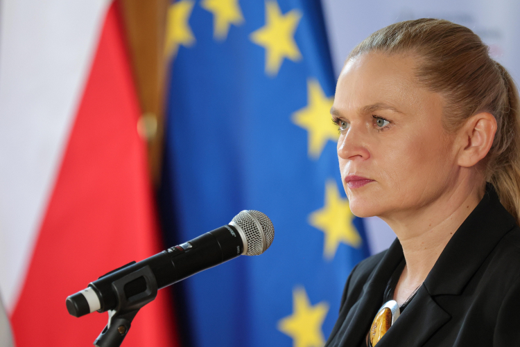 Barbara Nowacka, minister edukacji, fot. PAP/Sz. Pulcyn