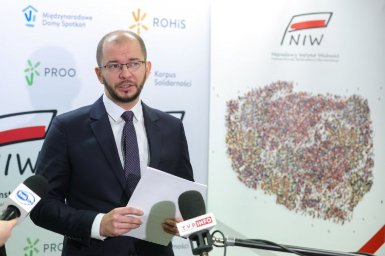 Dyrektor Narodowego Instytutu Wolności-Centrum Rozwoju Społeczeństwa Obywatelskiego Michał Braun. Fot. PAP/R. Guz