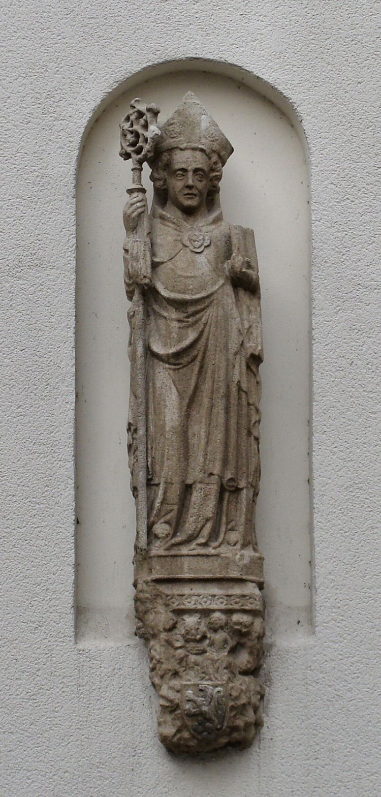 Kopia czternastowiecznej figury św. Ottona z Zamku Książąt Pomorskich w Szczecinie. Źródło: Wikipedia.