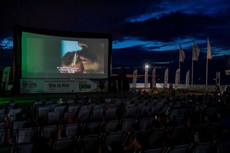 Festiwal Kino Letnie. Sopot, 2022 r. Fot. PAP/J. Dzban