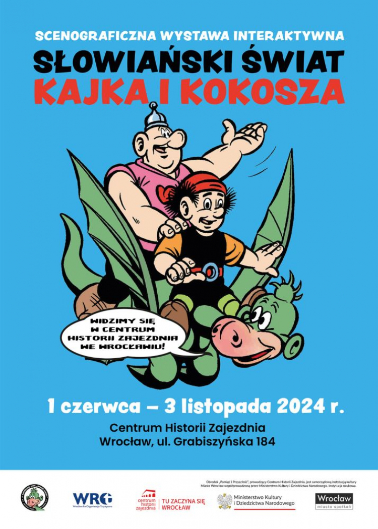 Wystawa „Słowiański świat Kajka i Kokosza” w Centrum Historii Zajezdnia we Wrocławiu